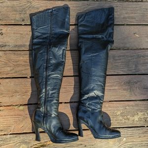 Vintage leather boots
